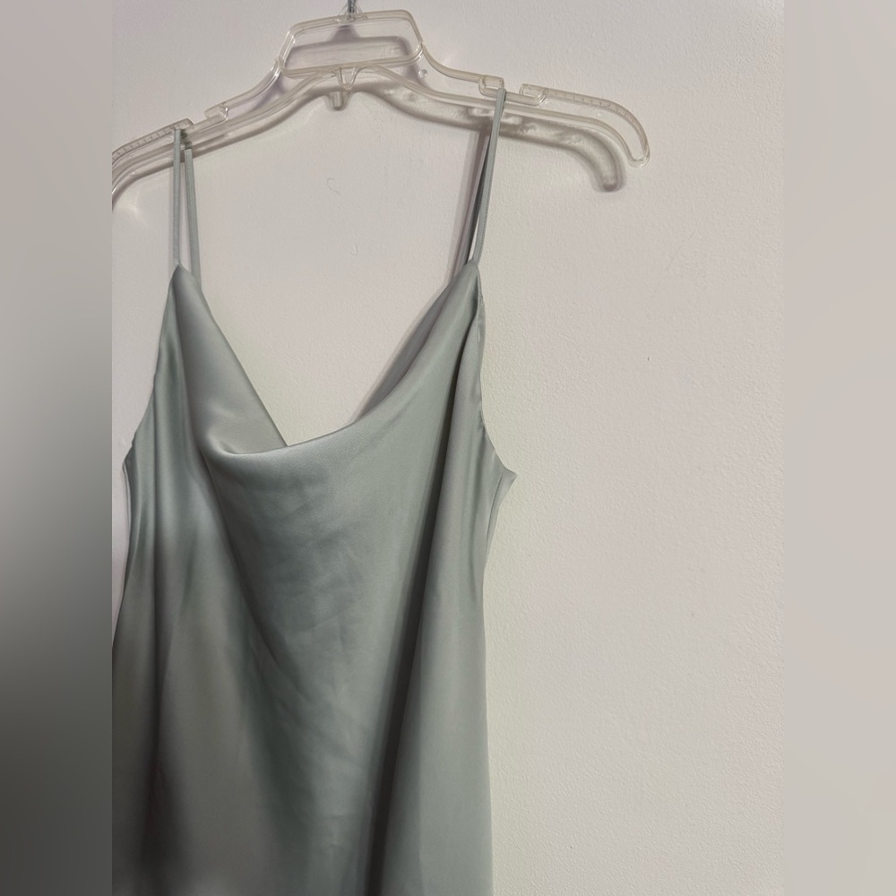 Light Before Dark Green Mallory Cowl Slip Mini Dress Urban Outfitters Medium M - Picture 4 of 6